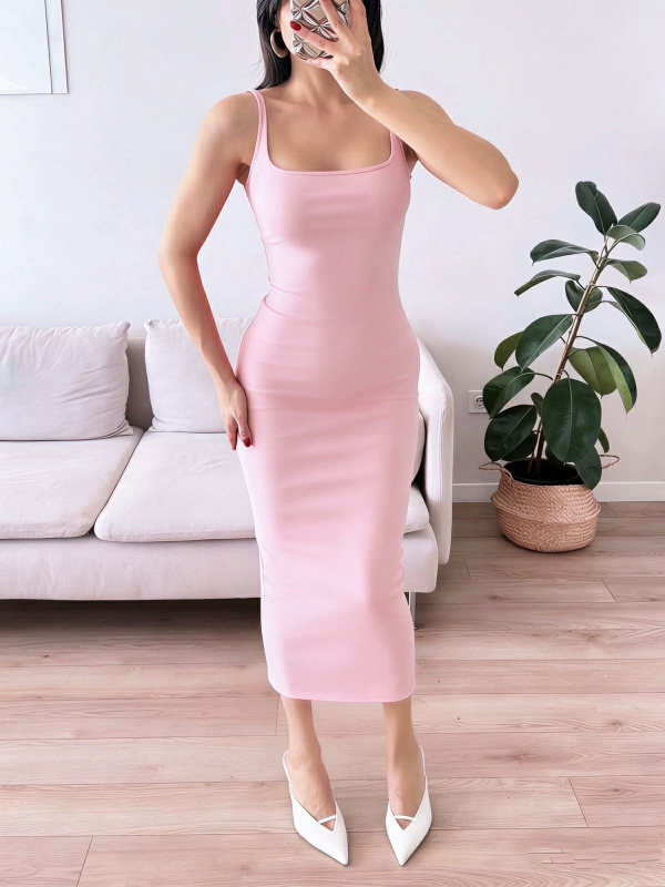 Φόρεμα Lanor Ροζ