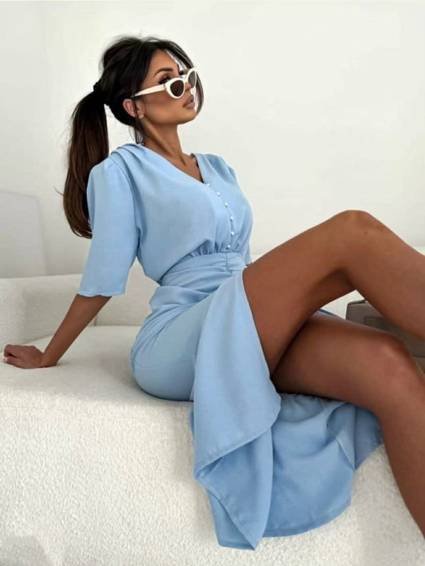 Φόρεμα Asboro Σιελ