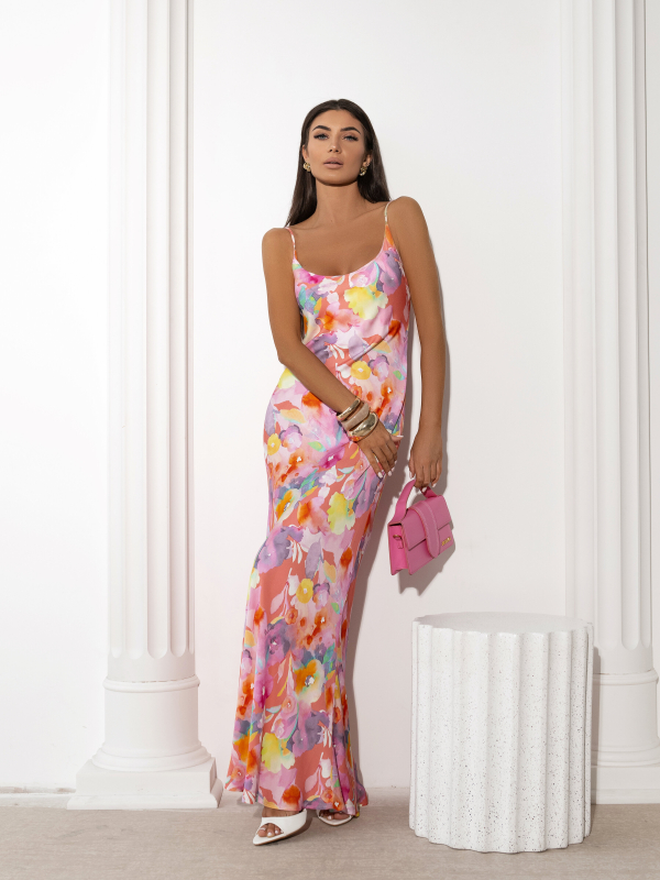 Φόρεμα Efi Ροζ