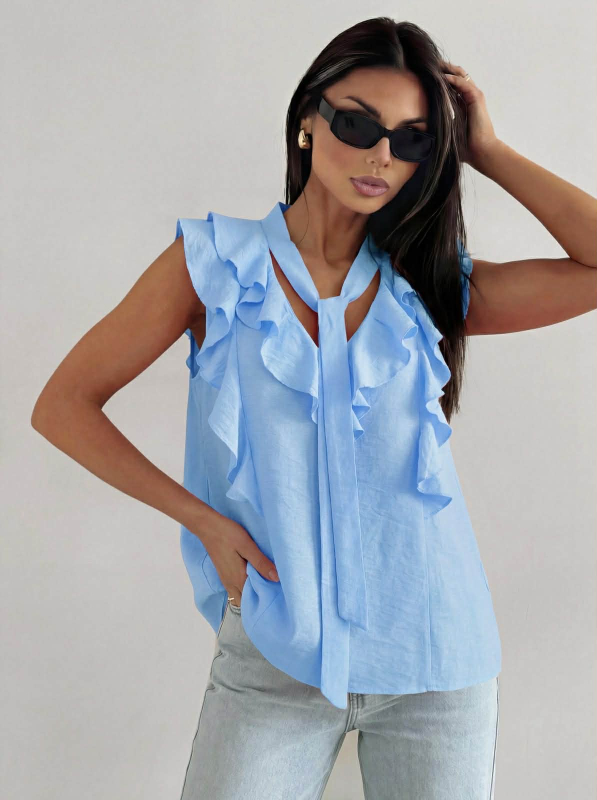 Μπλούζα Cecelia Σιέλ