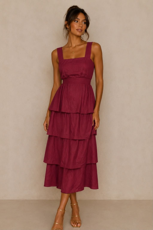 Φόρεμα Frazier Burgundy