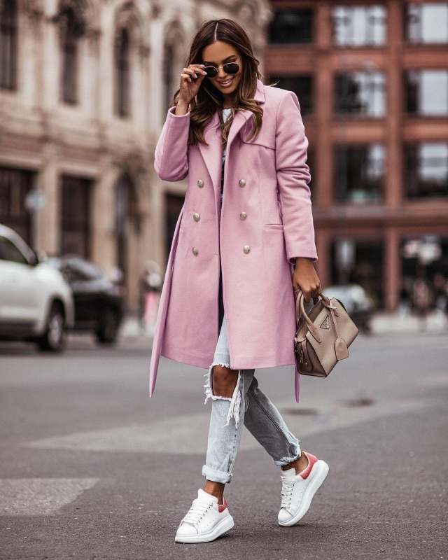 Παλτό Sweetwater Ρόζ