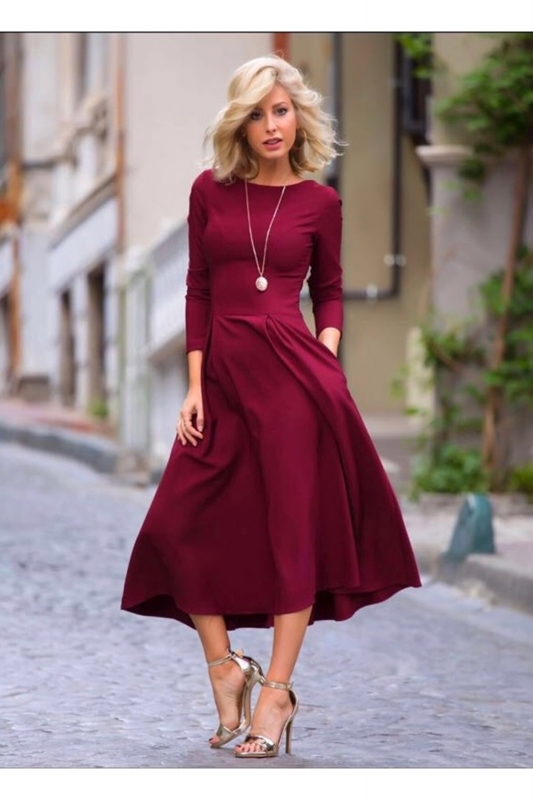 Κλασικό Φόρεμα σε Α γραμμή